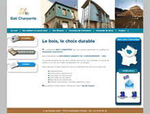 Tablet Screenshot of baticharpente.fr